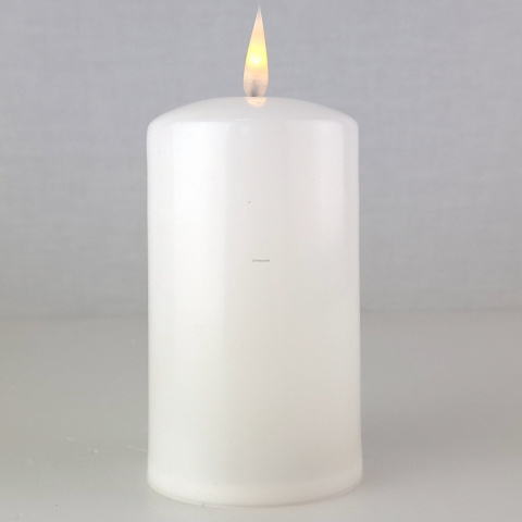 Świeca LED biały połysk średnia (7/20/WAX) Świeca LED biały połysk średnia (7/20/WAX)