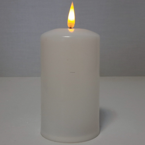 Świeca LED biały połysk średnia (7/20/WAX) Świeca LED biały połysk średnia (7/20/WAX)