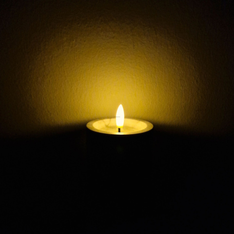 Świeca LED marmurkowa czarna średnia (2/23/NWH) Świeca LED marmurkowa czarna średnia (2/23/NWH)