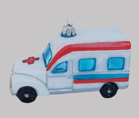Bombka formowa: Ambulans (335) SZ Bombka formowa: Ambulans (335) SZ
