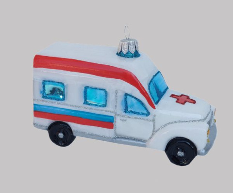 Bombka formowa: Ambulans (335) SZ Bombka formowa: Ambulans (335) SZ