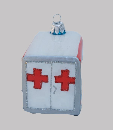 Bombka formowa: Ambulans (335) SZ Bombka formowa: Ambulans (335) SZ