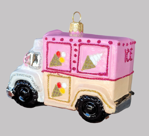 Bombka formowa: Auto z lodami (147) Bombka formowa: Auto z lodami (147)