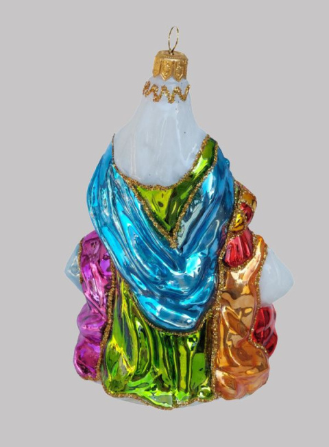 Bombka formowa: Trzej królowie opal (383) SZ Bombka formowa: Trzej królowie opal (383) SZ