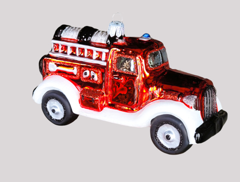 Bombka formowa: Wóz strażacki (290) SZ Bombka formowa: Wóz strażacki (290) SZ