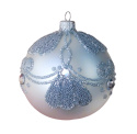 Bombki 100 dekorowane ornament op.4szt.: ZIMOWY CZAR Bombki 100 dekorowane ornament op.4szt.: ZIMOWY CZAR