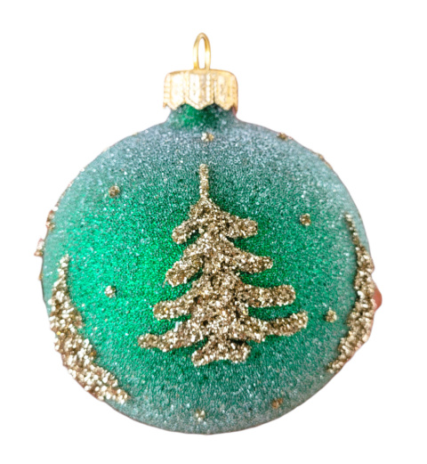 Bombki 80mm dekorowane ornament kpl.6szt: CUKROWE CHOINKI Bombki 80mm dekorowane ornament kpl.6szt: CUKROWE CHOINKI
