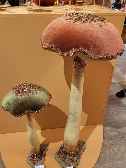 Grzyb welurowy "magic" XXL 81cm miedziany z brokatem (519201) Grzyb welurowy "magic" XXL 81cm miedziany z brokatem (519201)
