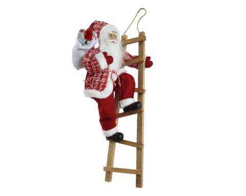 Mikołaj wchodzący po drabinie (547668) Mikołaj wchodzący po drabinie (547668)