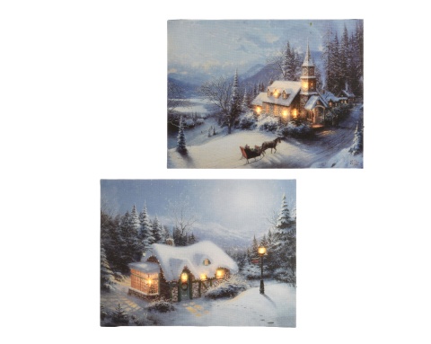 Obraz canvas LED CHATA (483237) Obraz canvas LED CHATA (483237)