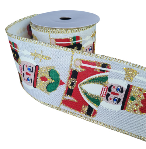 Wstążka na szpuli z Nutcrackerami (MK0441) Wstążka na szpuli z Nutcrackerami (MK0441)