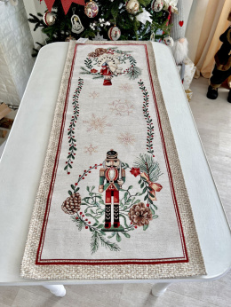 Bieżnik gobelin Chenille 40x160cm Nutcrackery (840-1004)