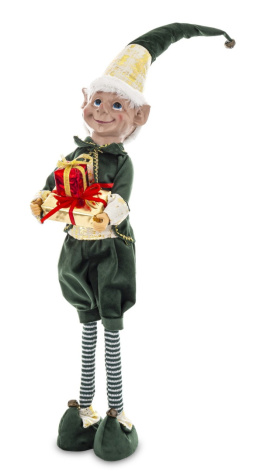 Elf teleskop 60cm zielone ubranko stojący (170158)