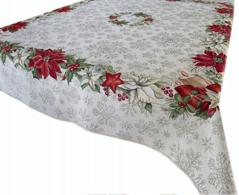 Obrus gobelin Chenille 140x180cm ŚWIECE (TX0009-1270) Obrus gobelin Chenille 140x180cm ŚWIECE (TX0009-1270)