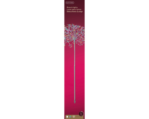 "Dmuchawiec" maxi 120cm na piku micro LED pastelowy (487682) "Dmuchawiec" maxi 120cm na piku micro LED pastelowy (487682)