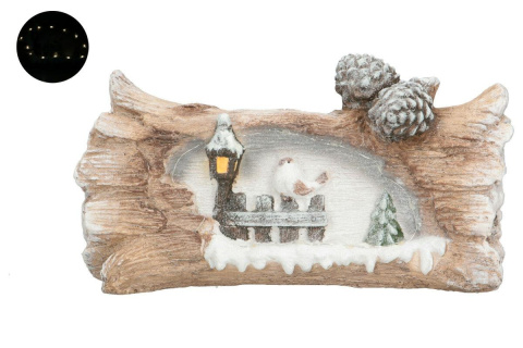 Pień ceramiczny 43cm poziomy LED z ptaszkiem (DE38CT04-66) Pień ceramiczny 43cm poziomy LED z ptaszkiem (DE38CT04-66)