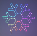 Płatek śniegu RGB 50x45cm 90LED na USB (AVX000160) Płatek śniegu RGB 50x45cm 90LED na USB (AVX000160)