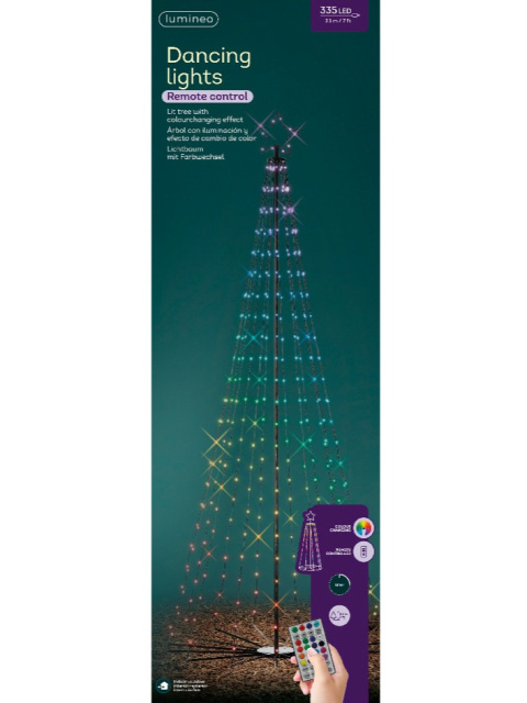 "Płynąca choinka 3D" RGB 240cm 355 LED (490808) "Płynąca choinka 3D" RGB 240cm 355 LED (490808)