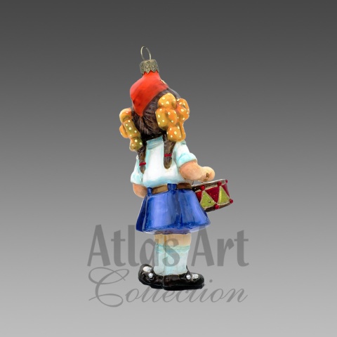 Bombka Atlas Art: Dziewczynka z bębenkiem (00898AA) Bombka Atlas Art: Dziewczynka z bębenkiem (00898AA)