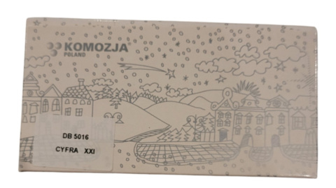 Bombka Komozja: Napis XXI pastelowy Bombka Komozja: Napis XXI pastelowy