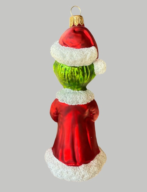 Bombka formowa: Grinch w stroju Mikołaja (178) SE Bombka formowa: Grinch w stroju Mikołaja (178) SE