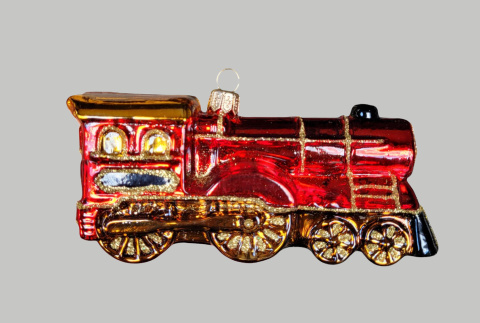 Bauble form: Locomotive red gold (231) SZ Bauble form: Locomotive red gold (231) SZ