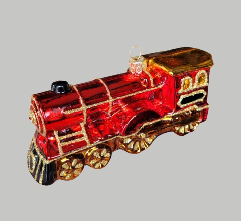 Bauble form: Locomotive red gold (231) SZ Bauble form: Locomotive red gold (231) SZ