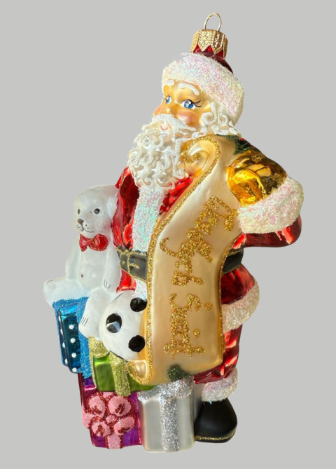 Bauble form: Santa with a ribbon Merry Christmas (70) SE Bauble form: Santa with a ribbon Merry Christmas (70) SE