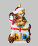 Bauble form: Teddy bear on a horse (79) SZ Bauble form: Teddy bear on a horse (79) SZ