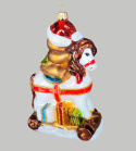 Bauble form: Teddy bear on a horse (79) SZ Bauble form: Teddy bear on a horse (79) SZ