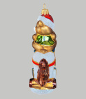 Bauble form: Teddy bear on a horse (79) SZ Bauble form: Teddy bear on a horse (79) SZ
