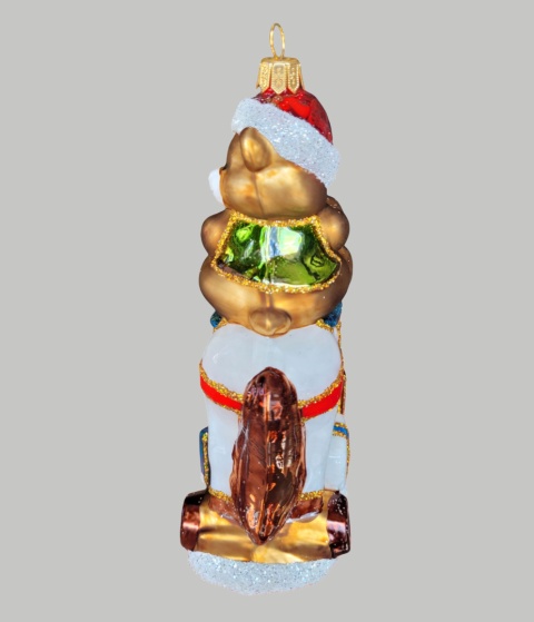 Bauble form: Teddy bear on a horse (79) SZ Bauble form: Teddy bear on a horse (79) SZ
