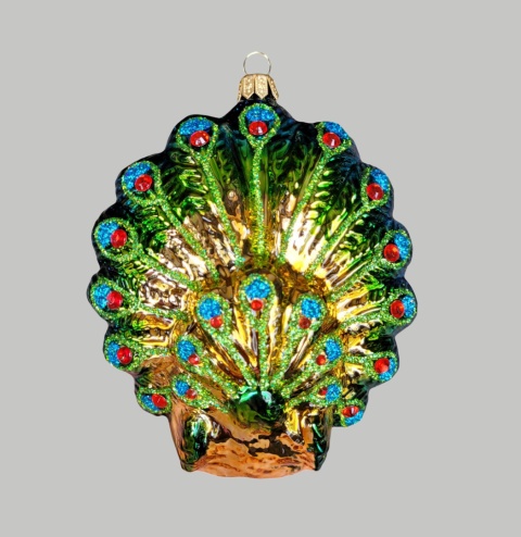 Bauble form: Jeweller's peacock with stones (390) SZ Bauble form: Jeweller's peacock with stones (390) SZ