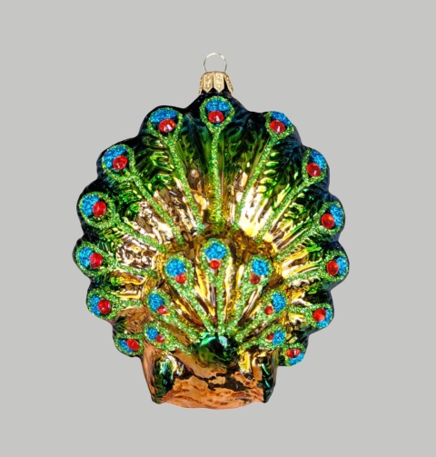 Bauble form: Jeweller's peacock with stones (390) SZ Bauble form: Jeweller's peacock with stones (390) SZ