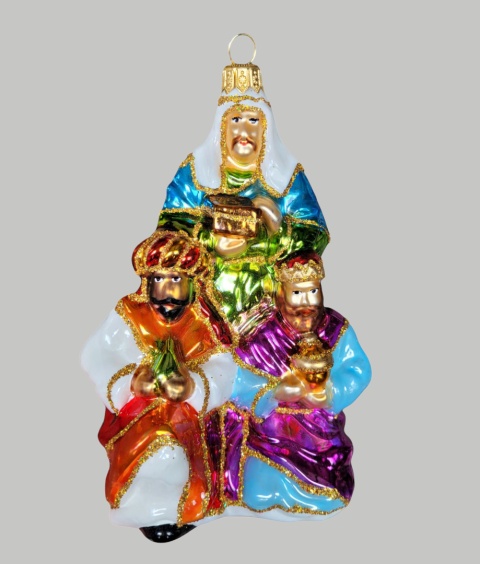 Bombka formowa: Trzej królowie opal (383) SZ Bombka formowa: Trzej królowie opal (383) SZ