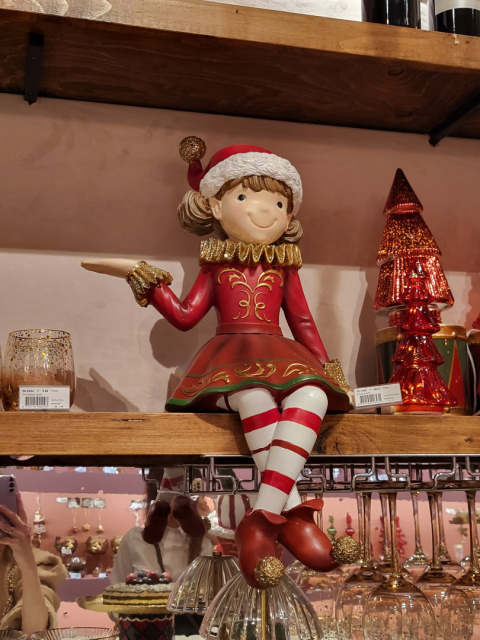 Dziewczynka ceramiczna elf 58cm siedząca (531300) Dziewczynka ceramiczna elf 58cm siedząca (531300)