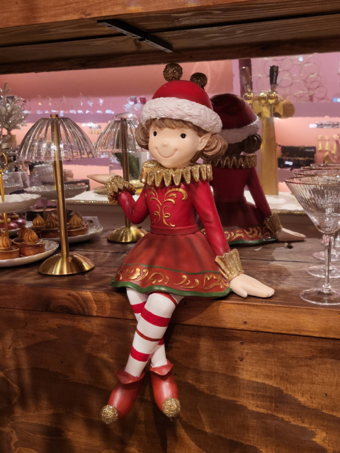Dziewczynka ceramiczna elf 58cm siedząca (531300) Dziewczynka ceramiczna elf 58cm siedząca (531300)