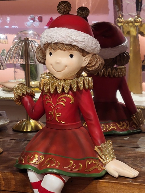 Dziewczynka ceramiczna elf 58cm siedząca (531300) Dziewczynka ceramiczna elf 58cm siedząca (531300)
