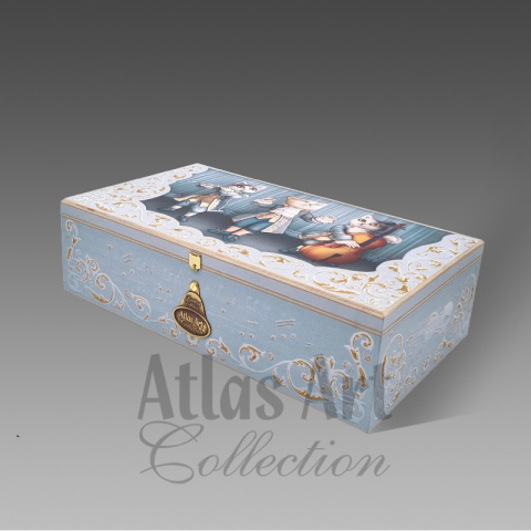 Skrzynka Atlas Art: Muzyczne koty (Z0085AA) Skrzynka Atlas Art: Muzyczne koty (Z0085AA)