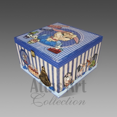 Skrzynka Atlas Art: Zajączki przy herbacie (Z0002AA) Skrzynka Atlas Art: Zajączki przy herbacie (Z0002AA)