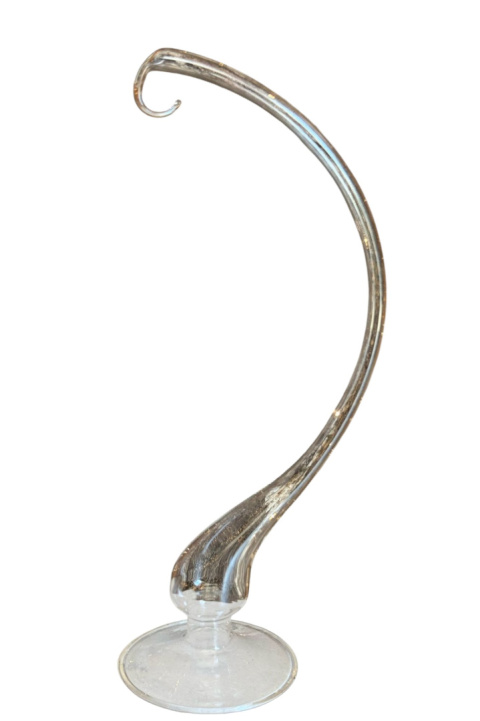 Stojak wieszak szklany na bombkę okrągłą lub formową 28cm (E03) Stojak wieszak szklany na bombkę okrągłą lub formową 28cm (E03)