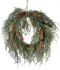 Wreath 50cm PE twigs mix nature + pine cones (OZB07023)