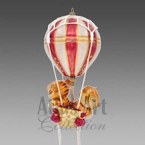 Bombka Atlas Art: Tygrysy w balonie (00668AA) Bombka Atlas Art: Tygrysy w balonie (00668AA)
