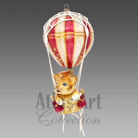 Bombka Atlas Art: Tygrysy w balonie (00668AA) Bombka Atlas Art: Tygrysy w balonie (00668AA)