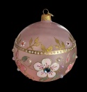 Bombka GlitterLab: Fi 110mm nylonka matowa różowa łąka (4460RL) Bombka GlitterLab: Fi 110mm nylonka matowa różowa łąka (4460RL)