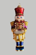 Bombka GlitterLab: Nutcracker z bębenkiem marokański (4655M)