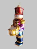 Bombka GlitterLab: Nutcracker z bębenkiem marokański (4655M)