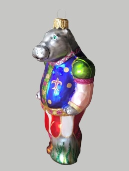 Bauble form: Hippopotamus circus collection (121) H