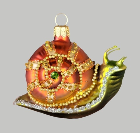 Bauble form: Snail with stones (164) H Bauble form: Snail with stones (164) H