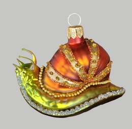 Bauble form: Snail with stones (164) H